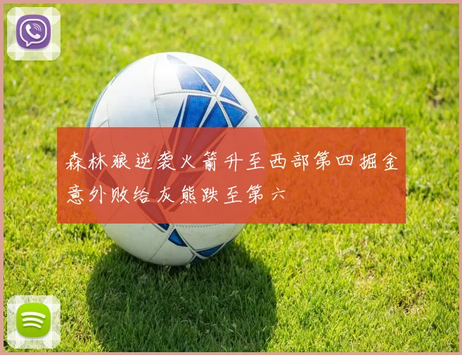 森林狼逆袭火箭升至西部第四掘金意外败给灰熊跌至第六